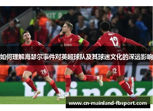 如何理解海瑟尔事件对英超球队及其球迷文化的深远影响 如何理解海瑟尔事件对英超球队及其球迷文化的深远影响