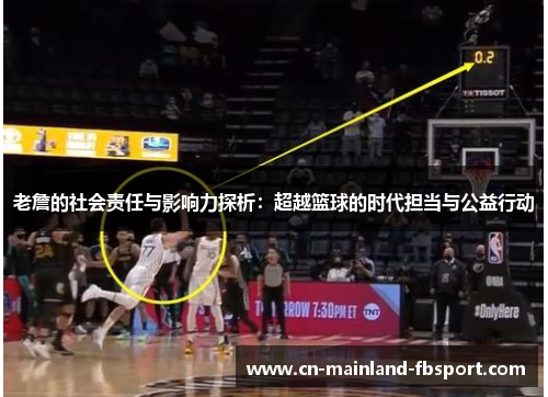 老詹的社会责任与影响力探析:超越篮球的时代担当与公益行动 老詹的社会责任与影响力探析:超越篮球的时代担当与公益行动