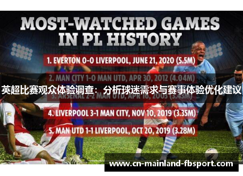 英超比赛观众体验调查：分析球迷需求与赛事体验优化建议